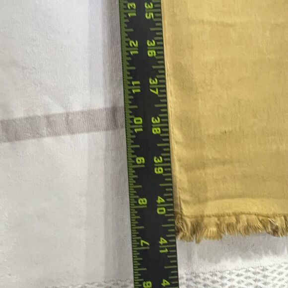 Coco + Carmen Jeans OMG Skinny Leg High Rise Stretch Denim Mustard Womens Large - Picture 7 of 10